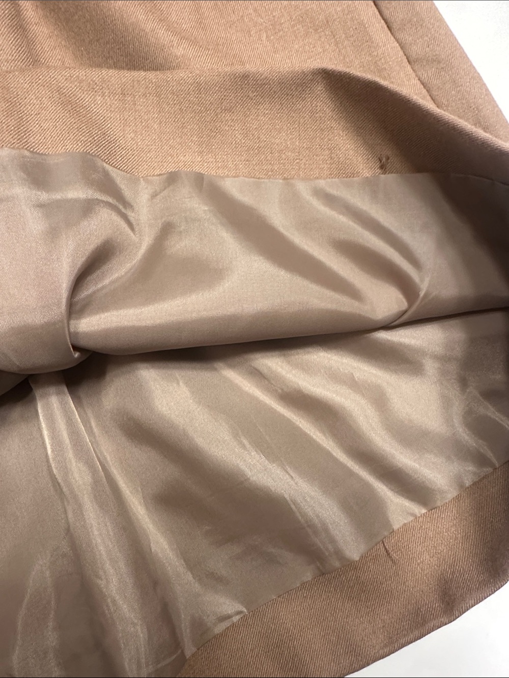 Classic Brown Mini Skirt with Elastic Waist - Picture 4 of 4